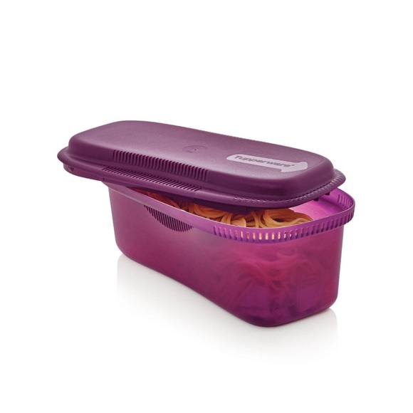 Tupperware Purple Bath & Body Container - Picture 2 of 3